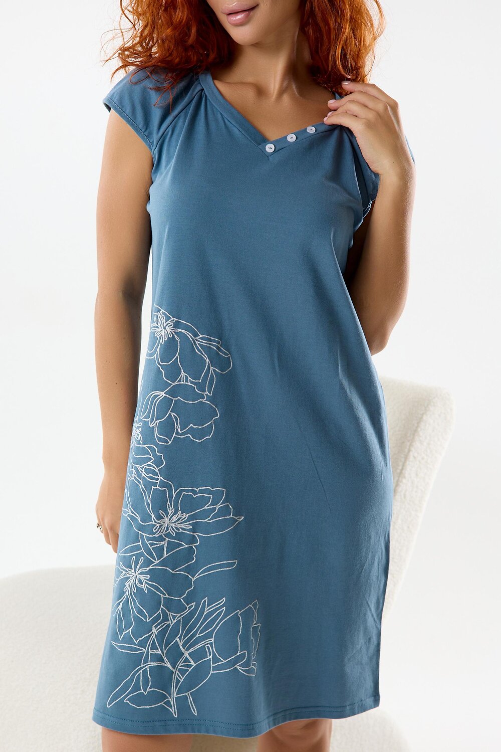 Lika Dress Сорочка 566659 10593 Индиго