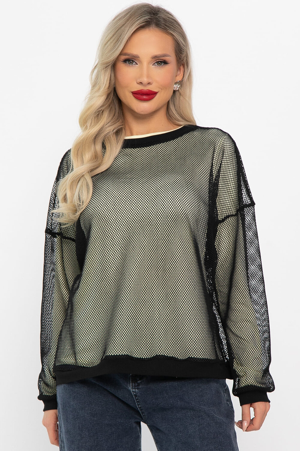 LT Collection Свитшот 566754 Б14711-5М черно-лимонный