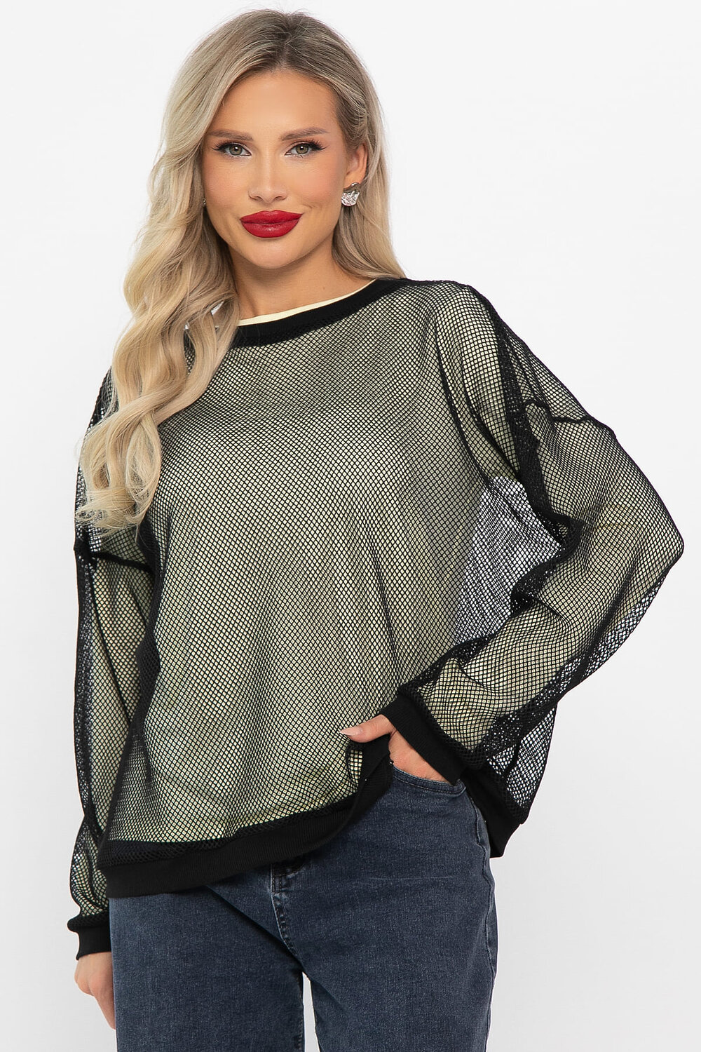 LT Collection Свитшот 566754 Б14711-5М черно-лимонный