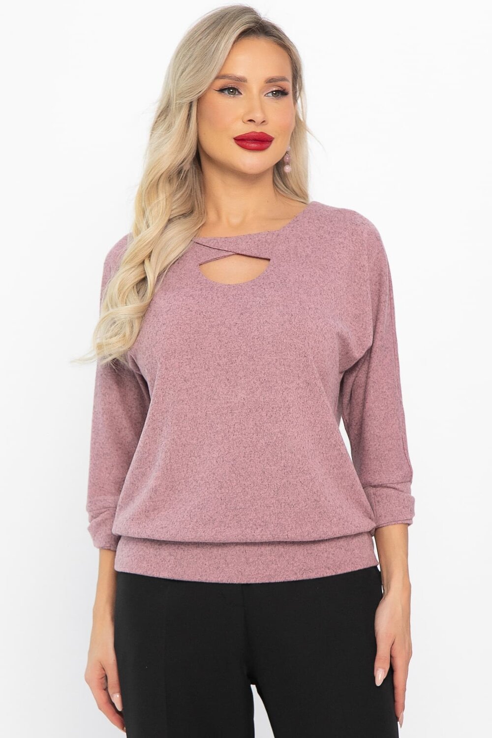 LT Collection Блуза 566768 Б14595-50М розовый