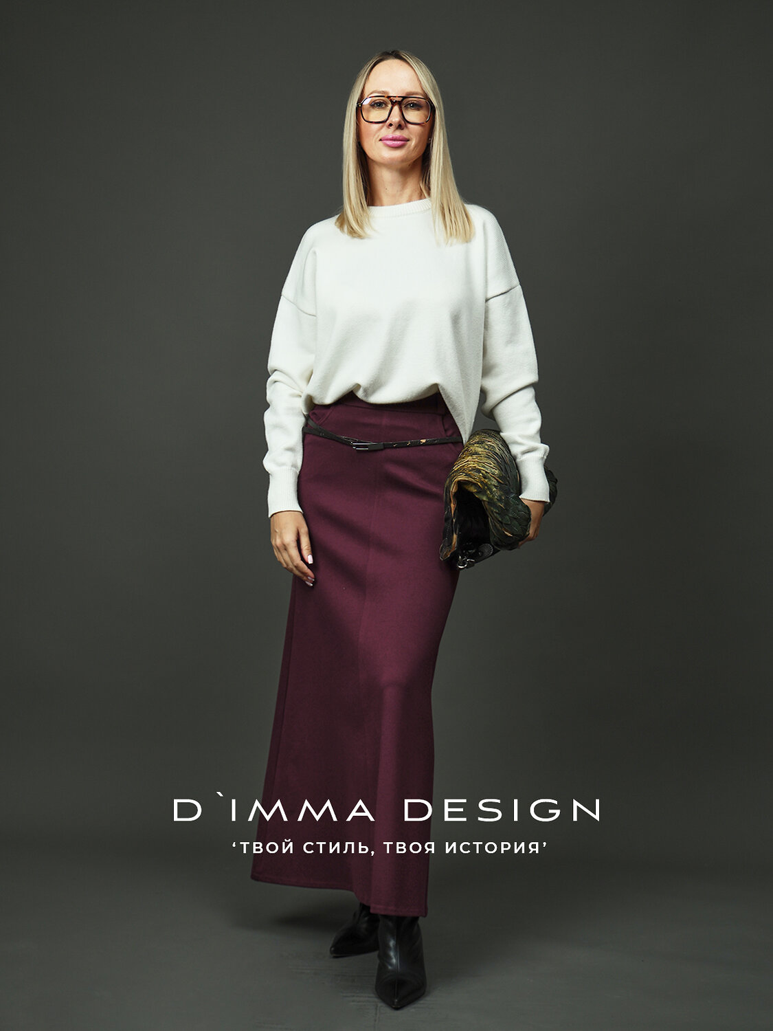 DIMMA Юбка 566946 2632 Бордовый