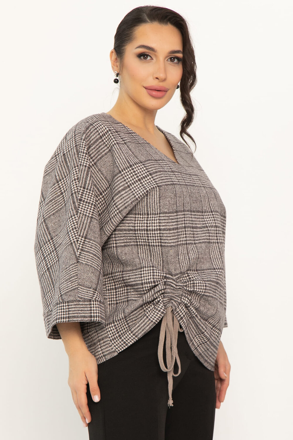 LT Collection Блуза 567139 Б14687-12М коричневый