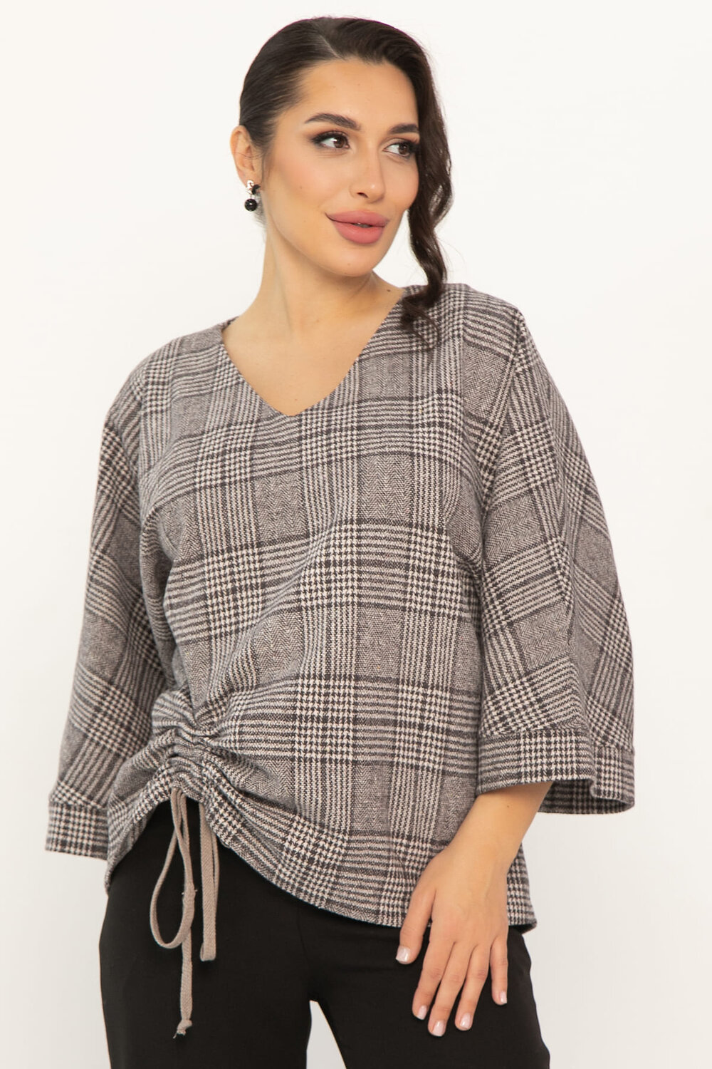 LT Collection Блуза 567139 Б14687-12М коричневый