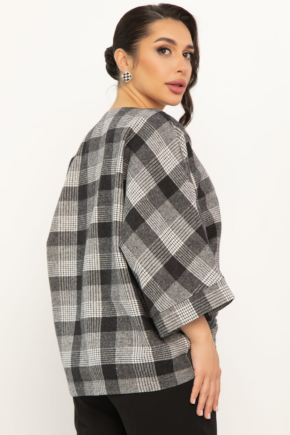 LT Collection Блуза 567140 Б14686-12М серый