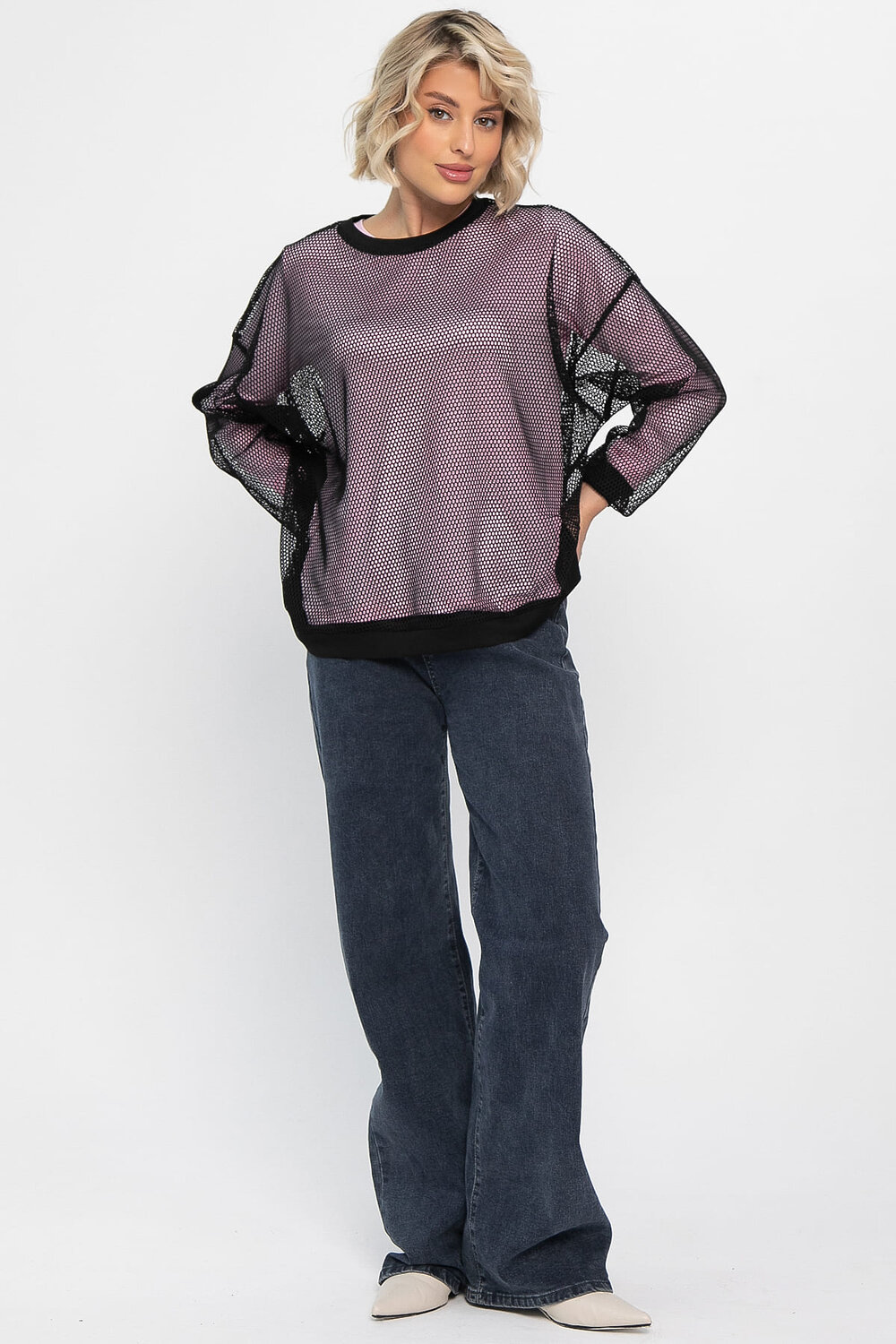 LT Collection Свитшот 567142 Б14712-5М розовый