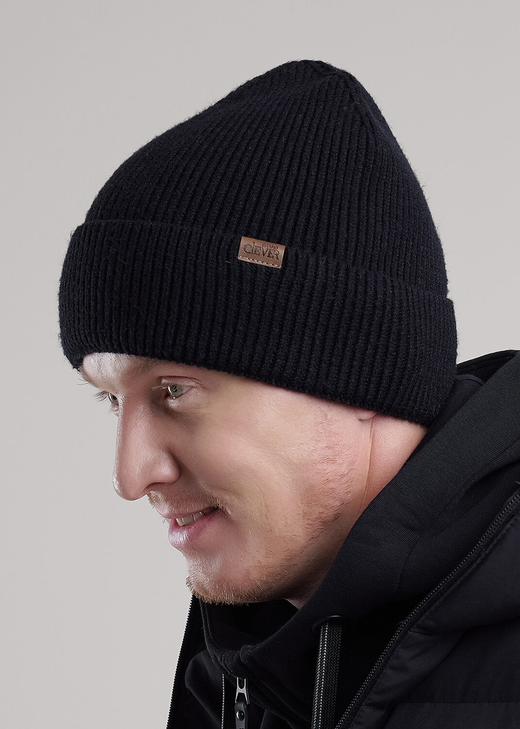 CLEVER Шапка 567534 454522вп чёрный