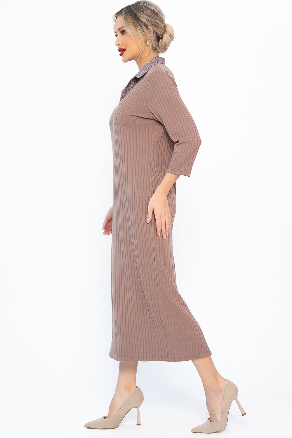 LT Collection Платье 567771 П14591-10М коричневый