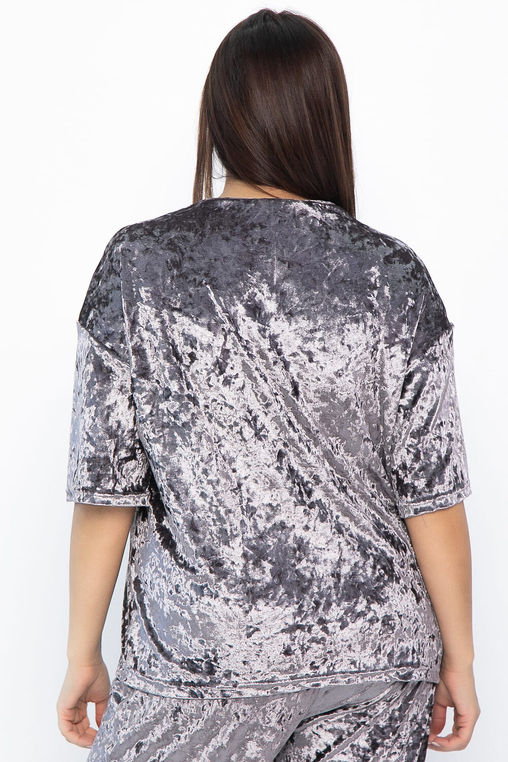 LT Collection Блуза 567774 Б14681-25М серый