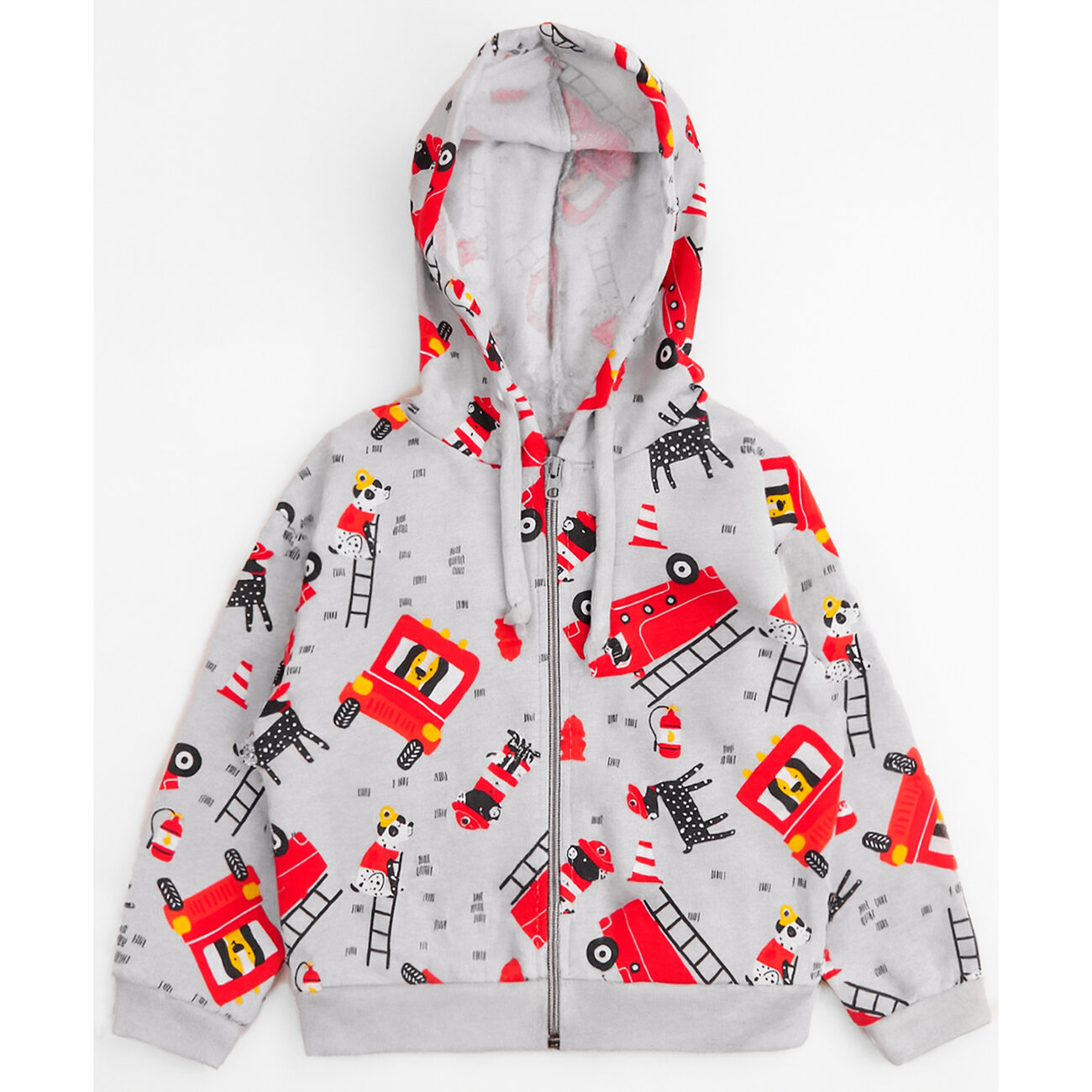 YOULALA Джемпер 567843 1846310207 серый/красный