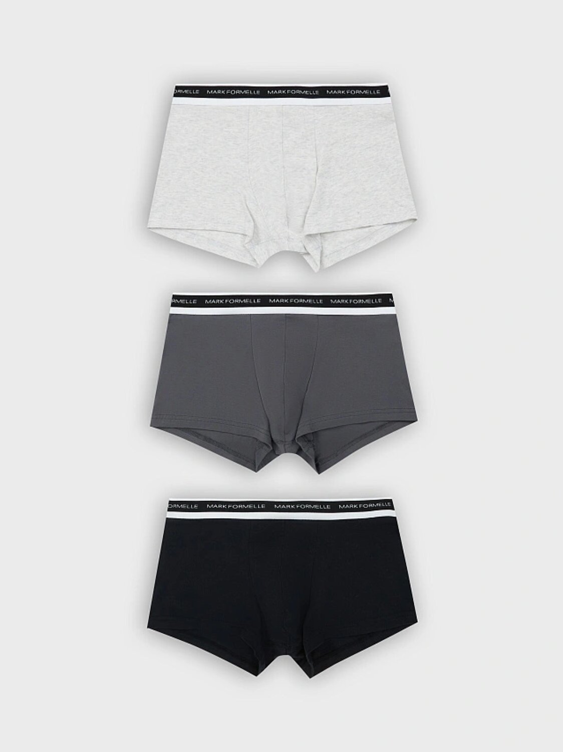 MARK FORMELLE Трусы 567869 411124-3 серый меланж+графит +черный