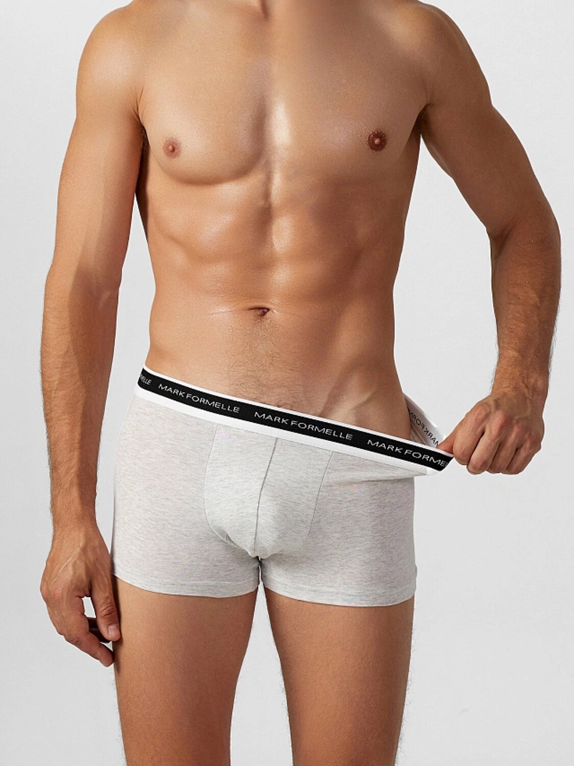 MARK FORMELLE Трусы 567869 411124-3 серый меланж+графит +черный