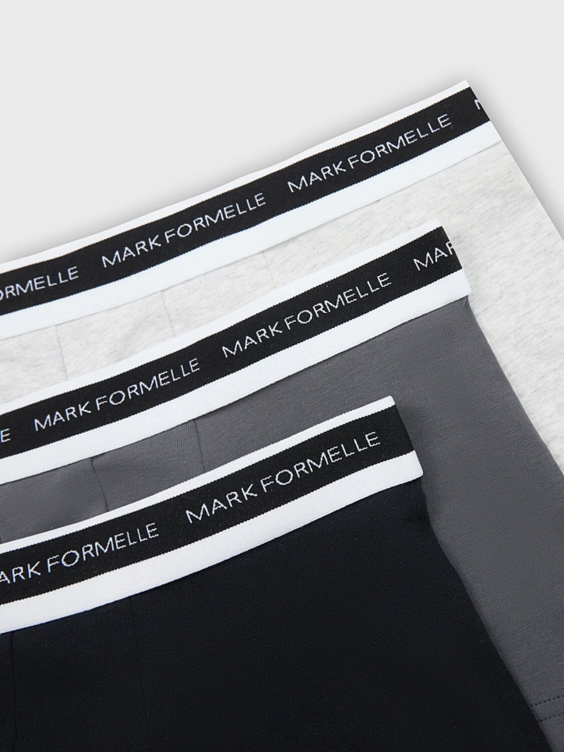 MARK FORMELLE Трусы 567869 411124-3 серый меланж+графит +черный