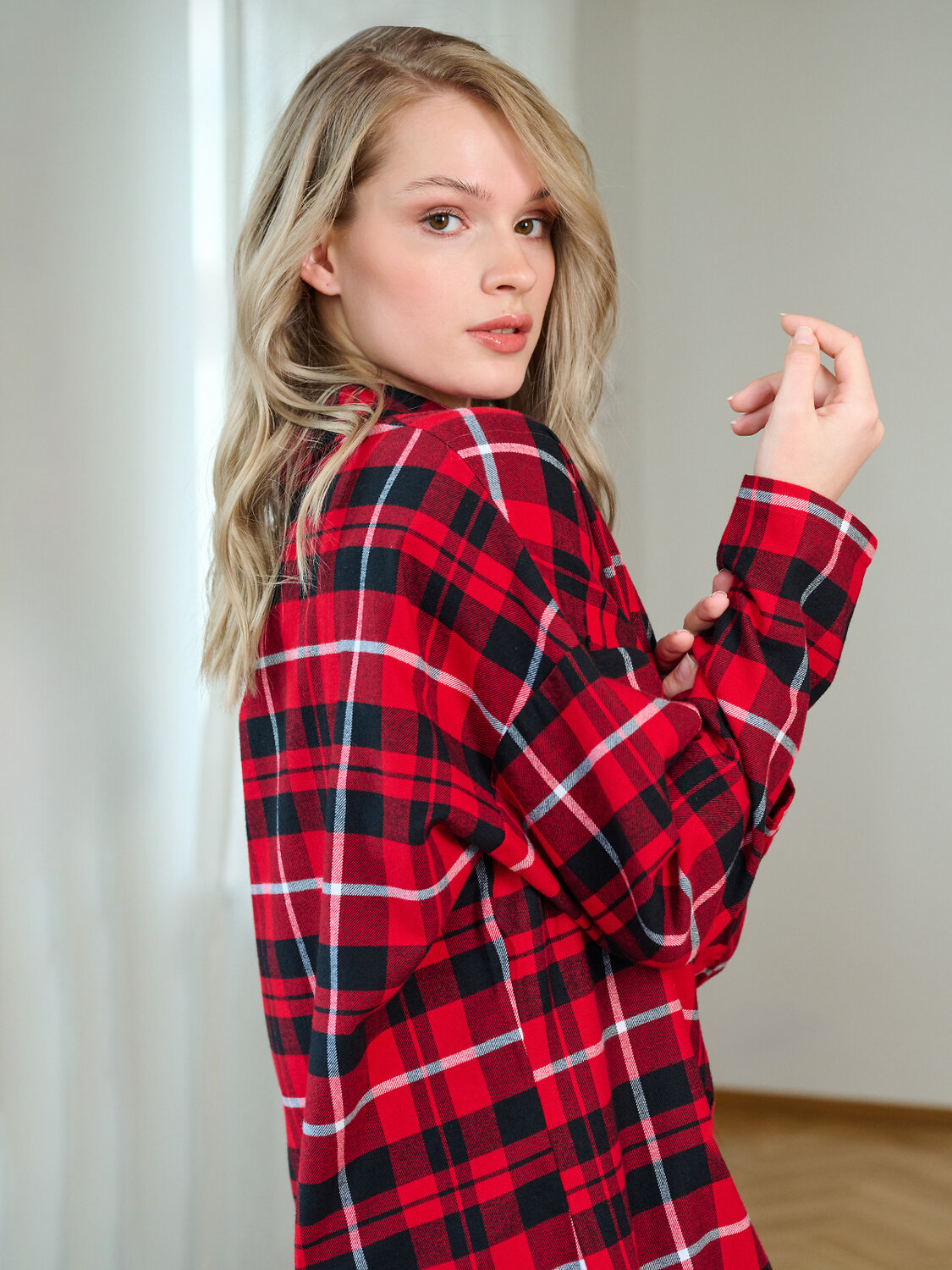 INDEFINI Сорочка 567915 5200SDX Красный