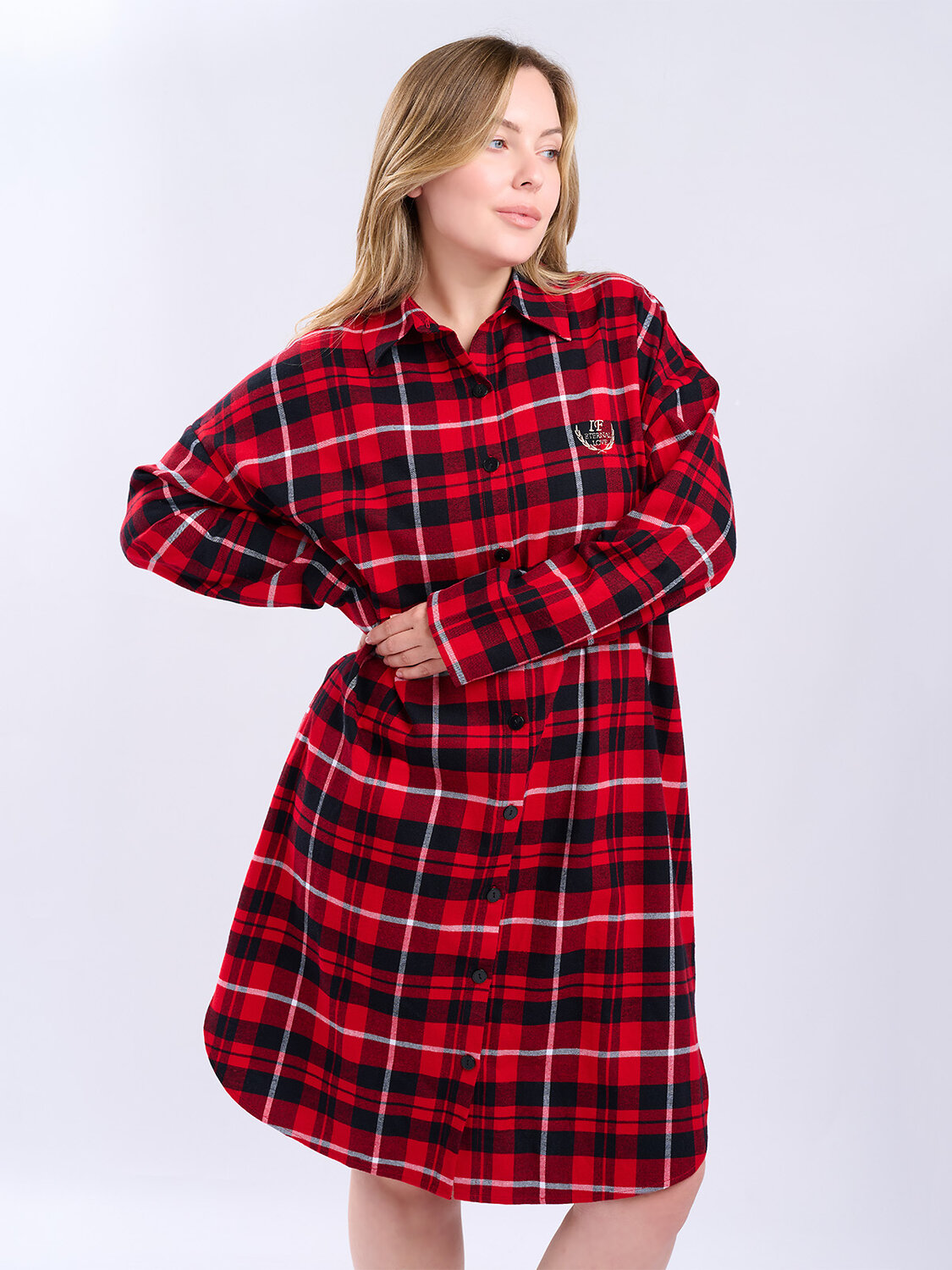 INDEFINI Сорочка 567915 5200SDX Красный