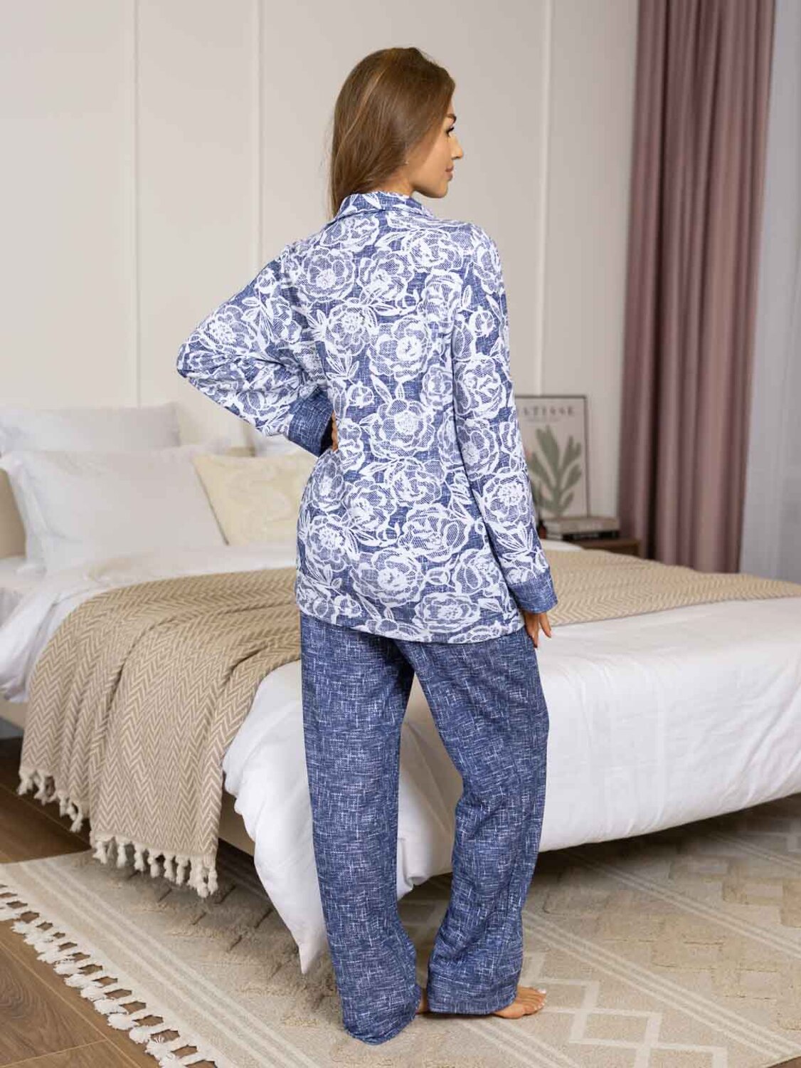 Текс-плюс Пижама 567954 НФ-00245403 Синий,белый