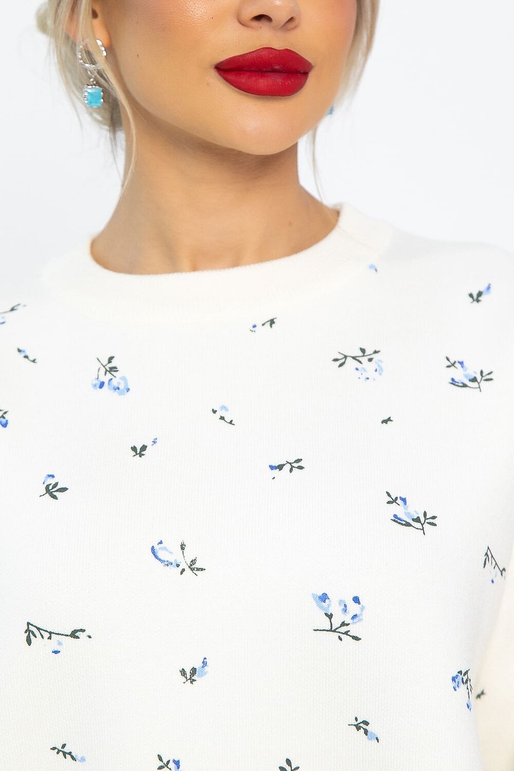 LT Collection Свитер 567993 Б14761-1М молочный