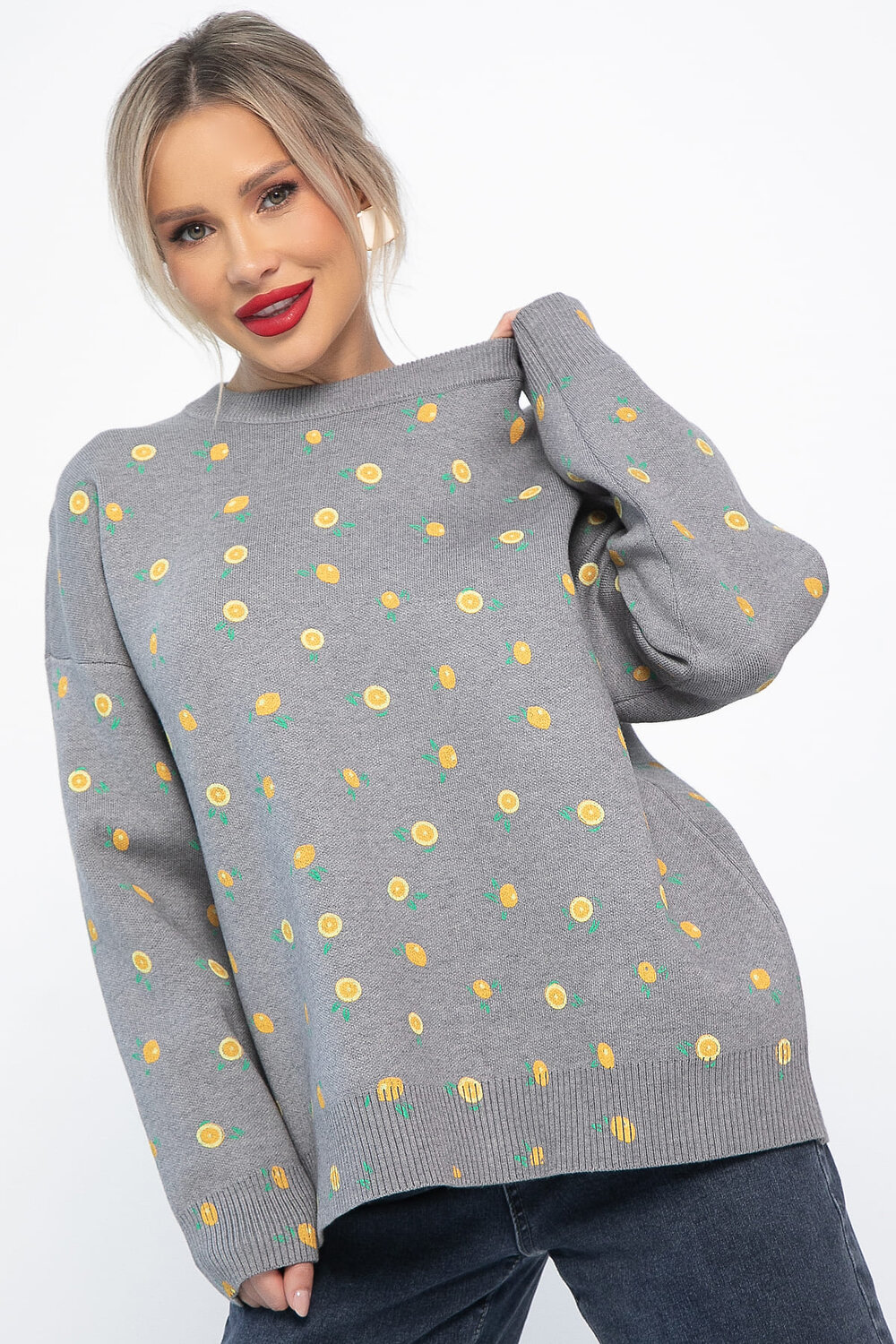 LT Collection Свитер 567995 Б14759-1М серый