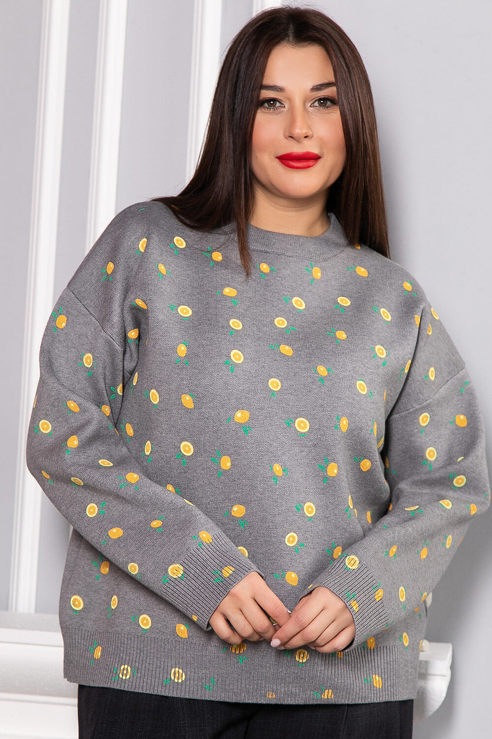 LT Collection Свитер 567995 Б14759-1М серый