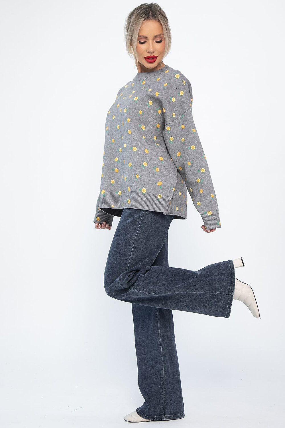 LT Collection Свитер 567995 Б14759-1М серый