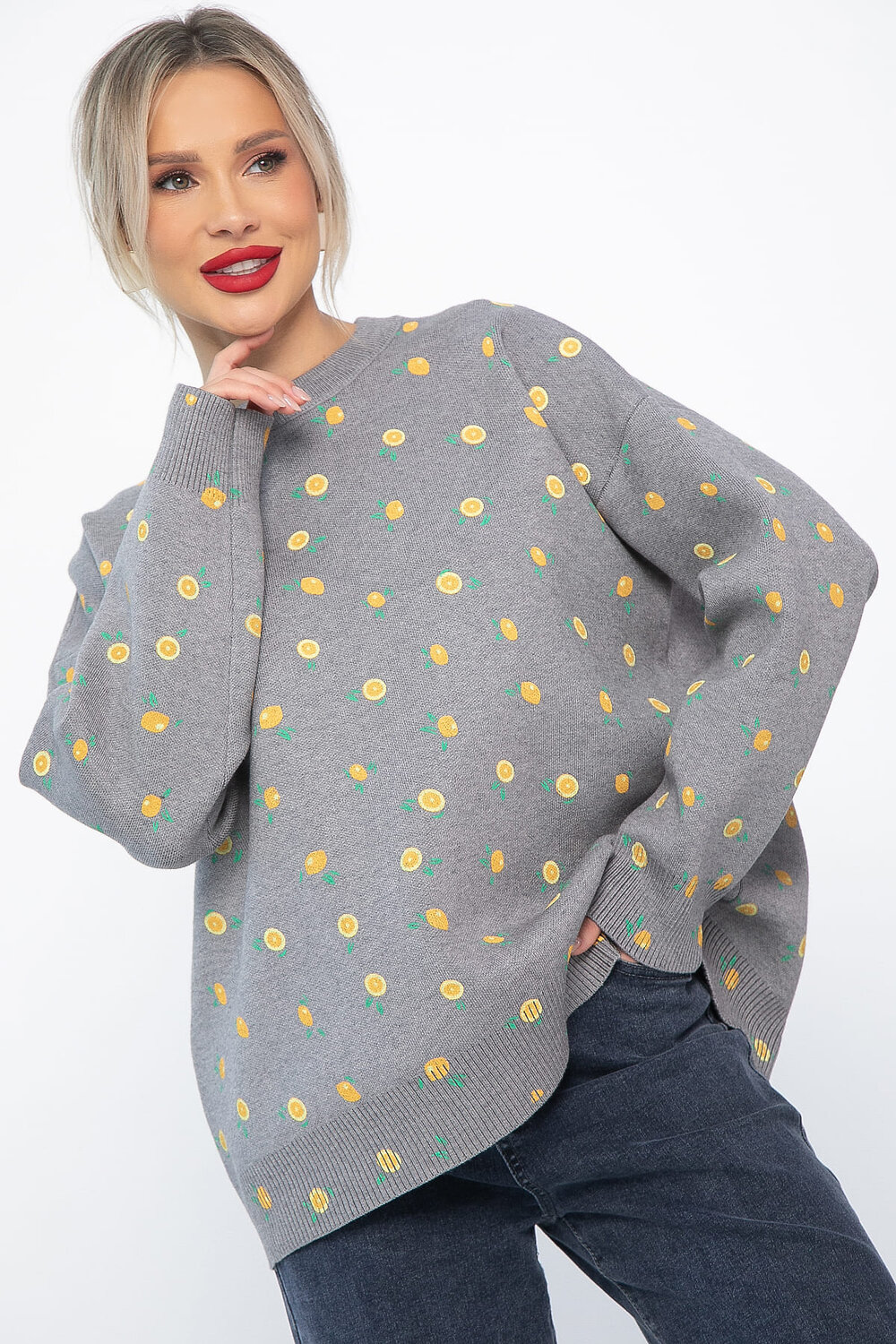 LT Collection Свитер 567995 Б14759-1М серый