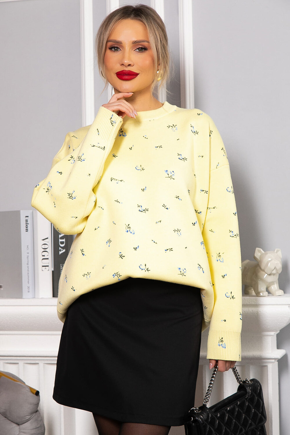 LT Collection Свитер 567996 Б14758-1М желтый