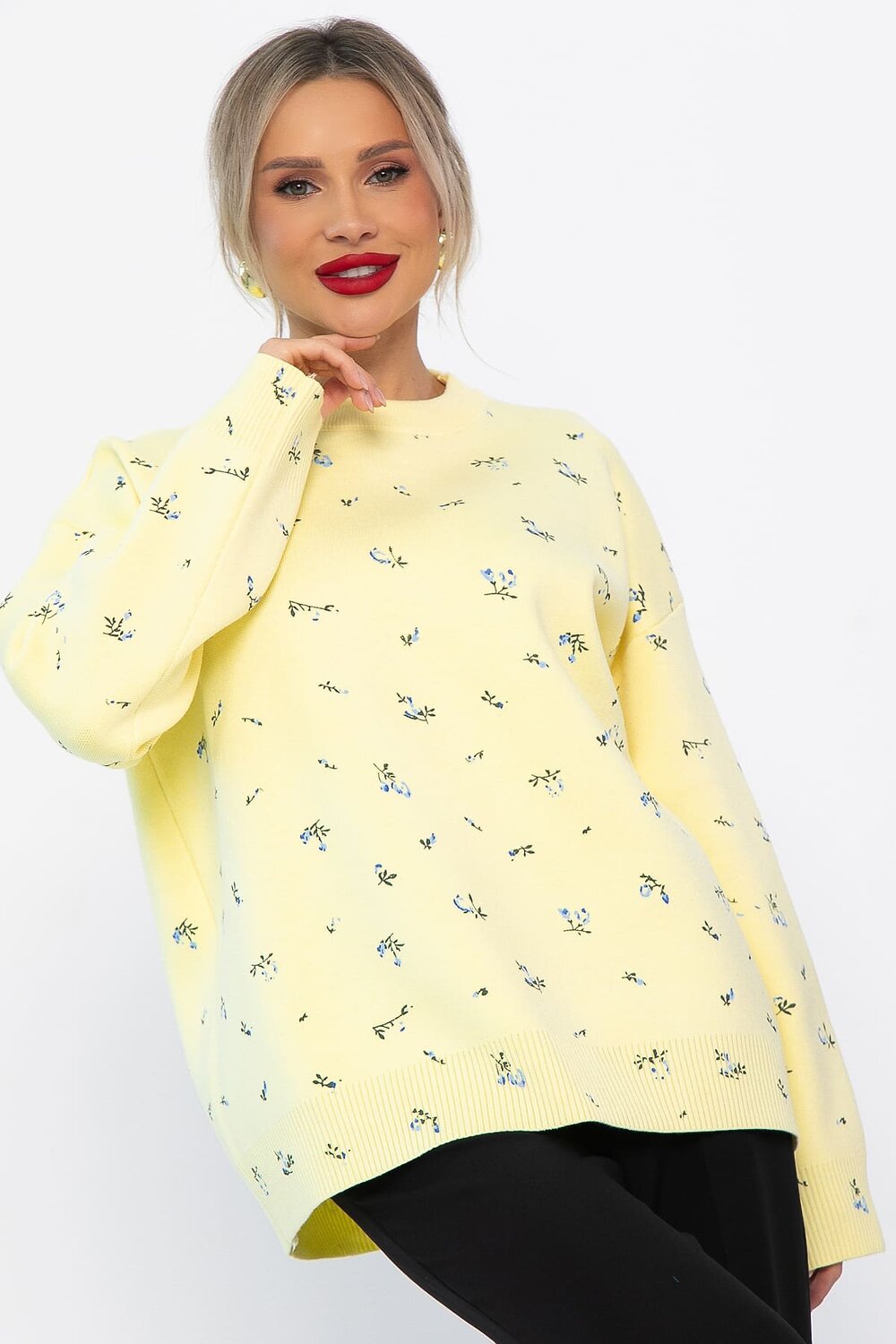 LT Collection Свитер 567996 Б14758-1М желтый