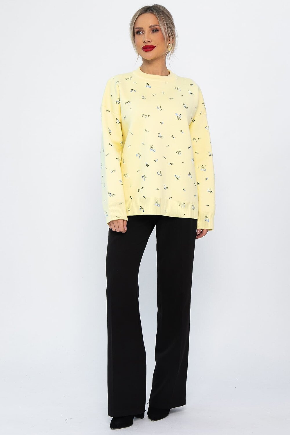 LT Collection Свитер 567996 Б14758-1М желтый