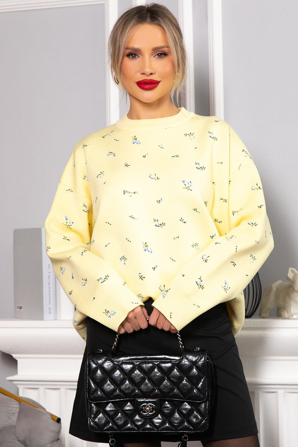 LT Collection Свитер 567996 Б14758-1М желтый