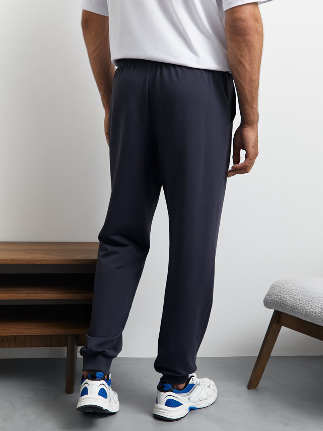 Omsa Брюки 568030 OmU 3231С Брюки джоггеры муж. на манжетах, CO+EL Grafite (Серый)