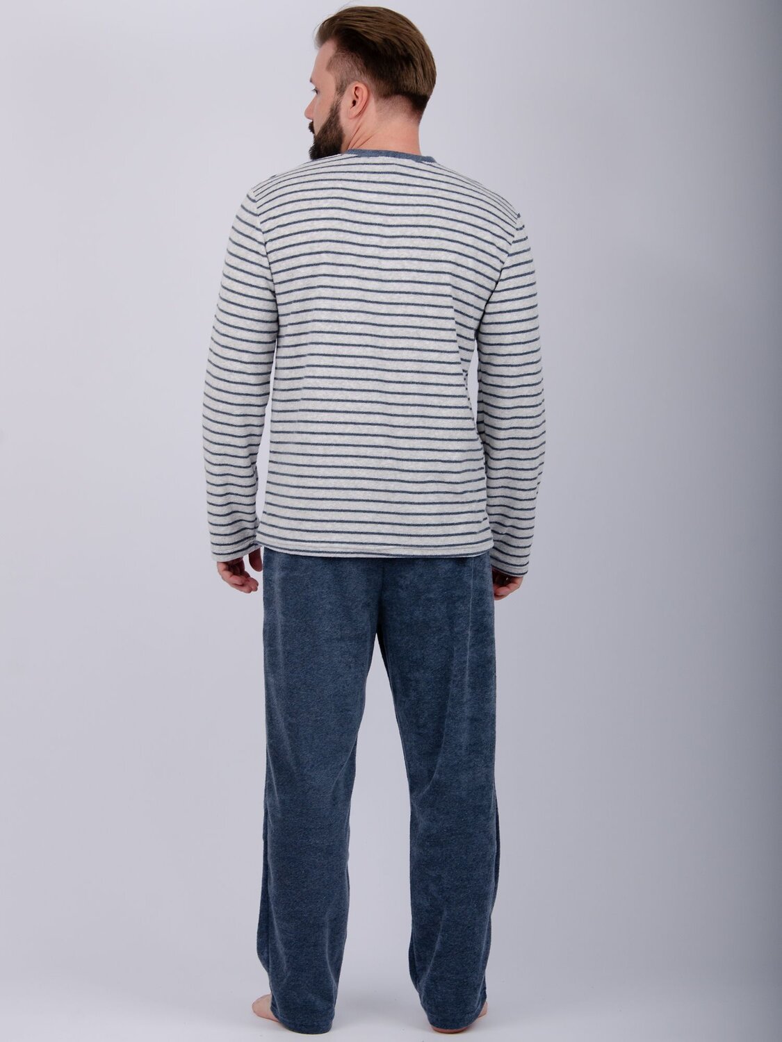 Malina Пижама 568044 3184 серый/синий