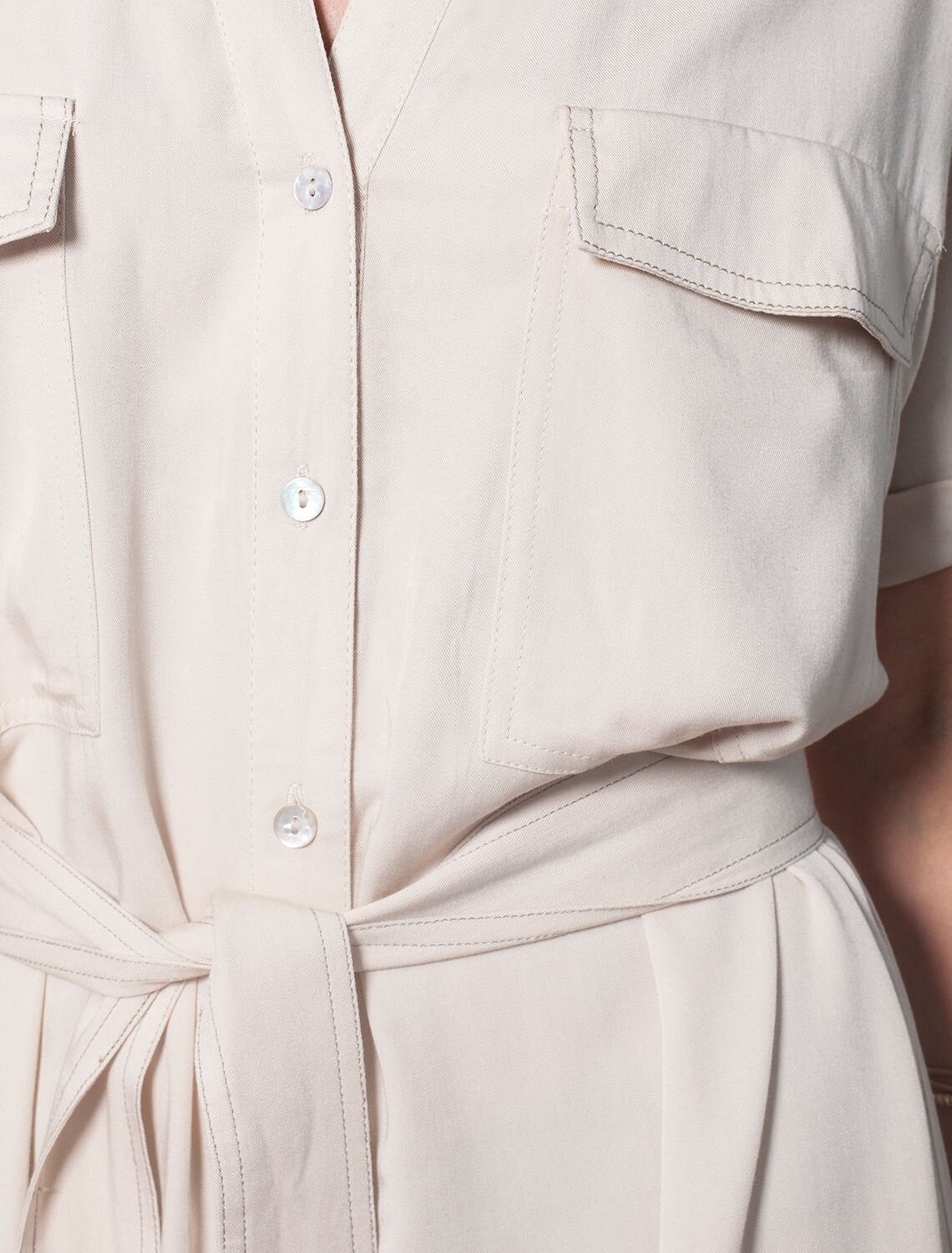 VILATTE Платье 568068 D22.432 светло-бежевый