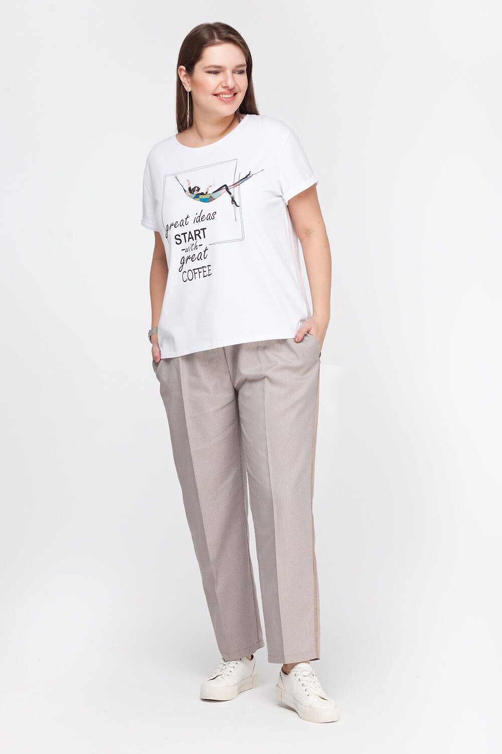 VILATTE Брюки 568077 D24.360 бежевый