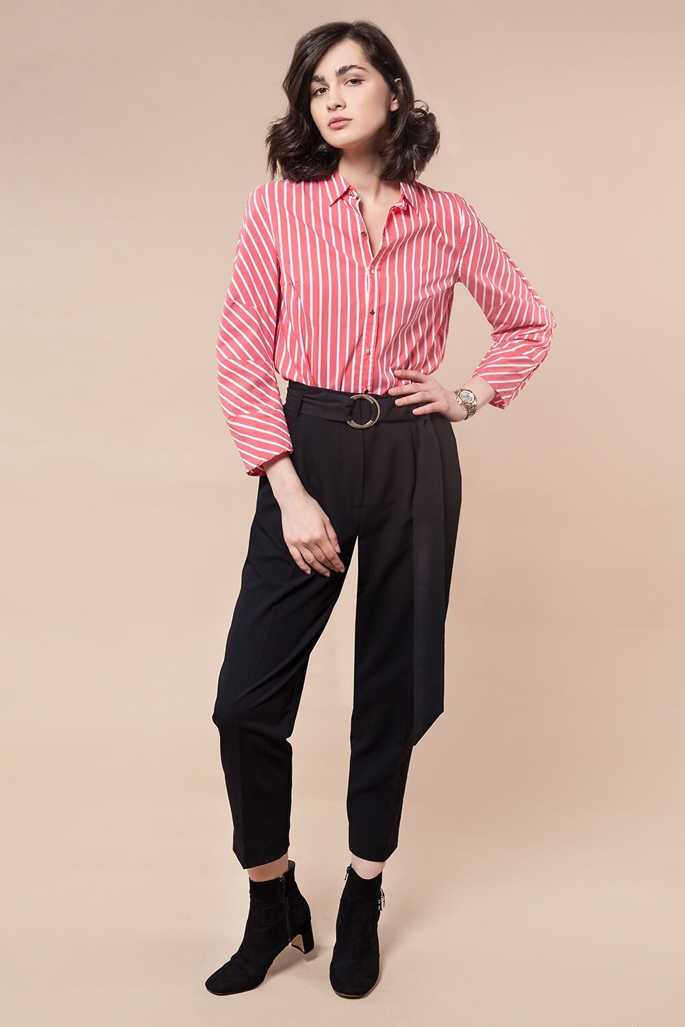 VILATTE Блузка 568113 D29.657 красный-белый