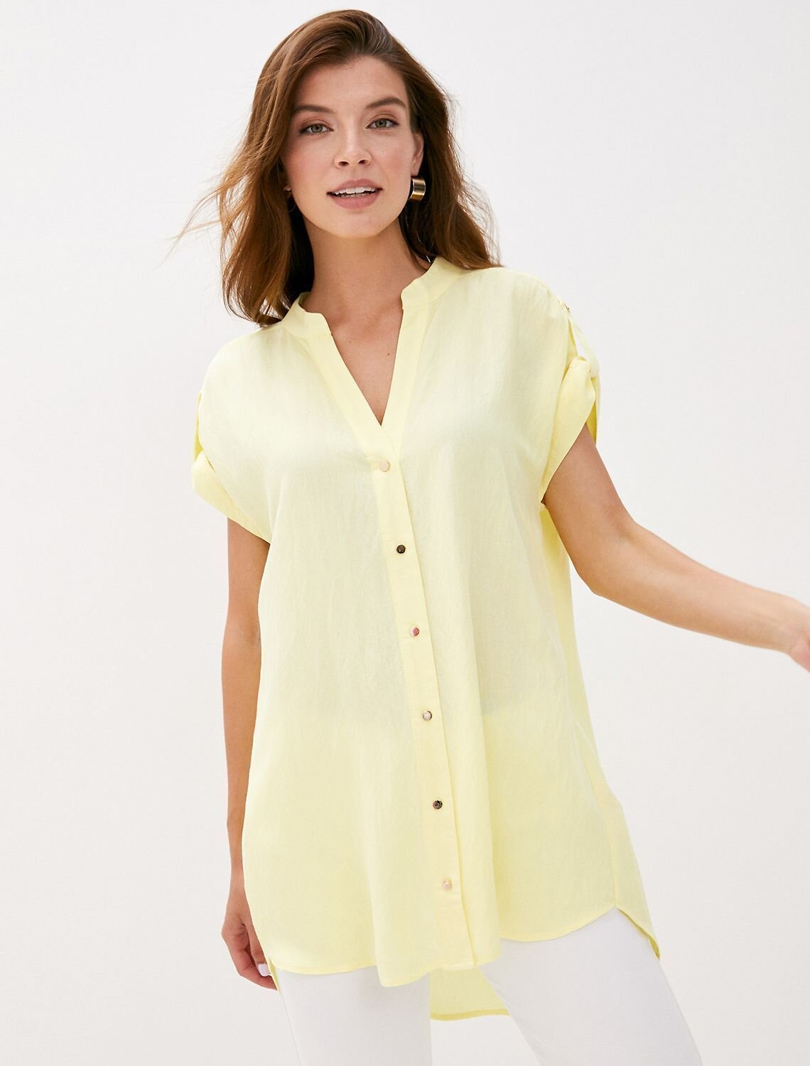 VILATTE Блузка 568116 D29.662 светло-желтый