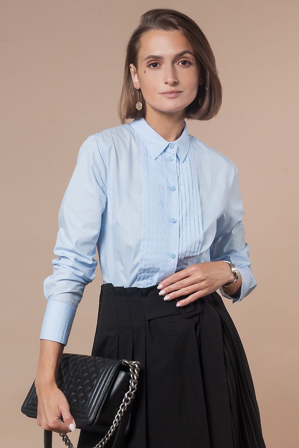 VILATTE Блузка 568121 D29.684 голубой