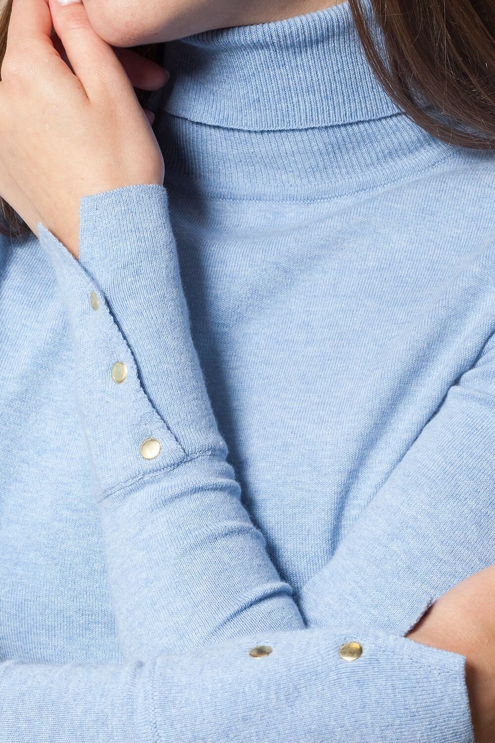 VILATTE Свитер 568127 D34.140 голубой