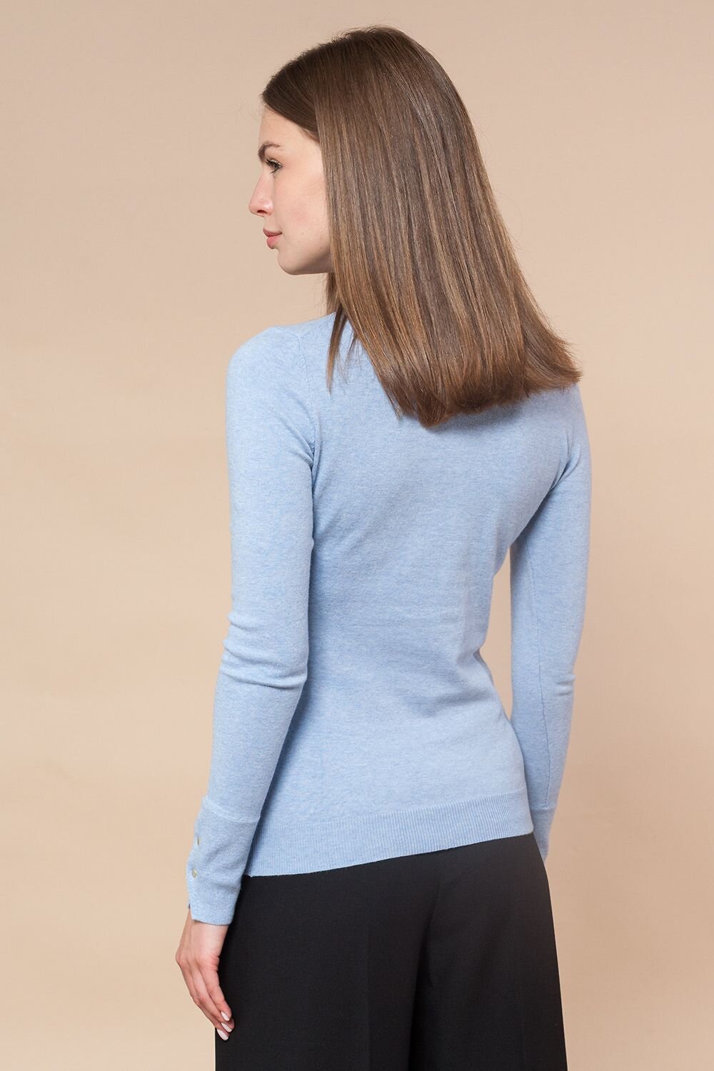 VILATTE Свитер 568127 D34.140 голубой