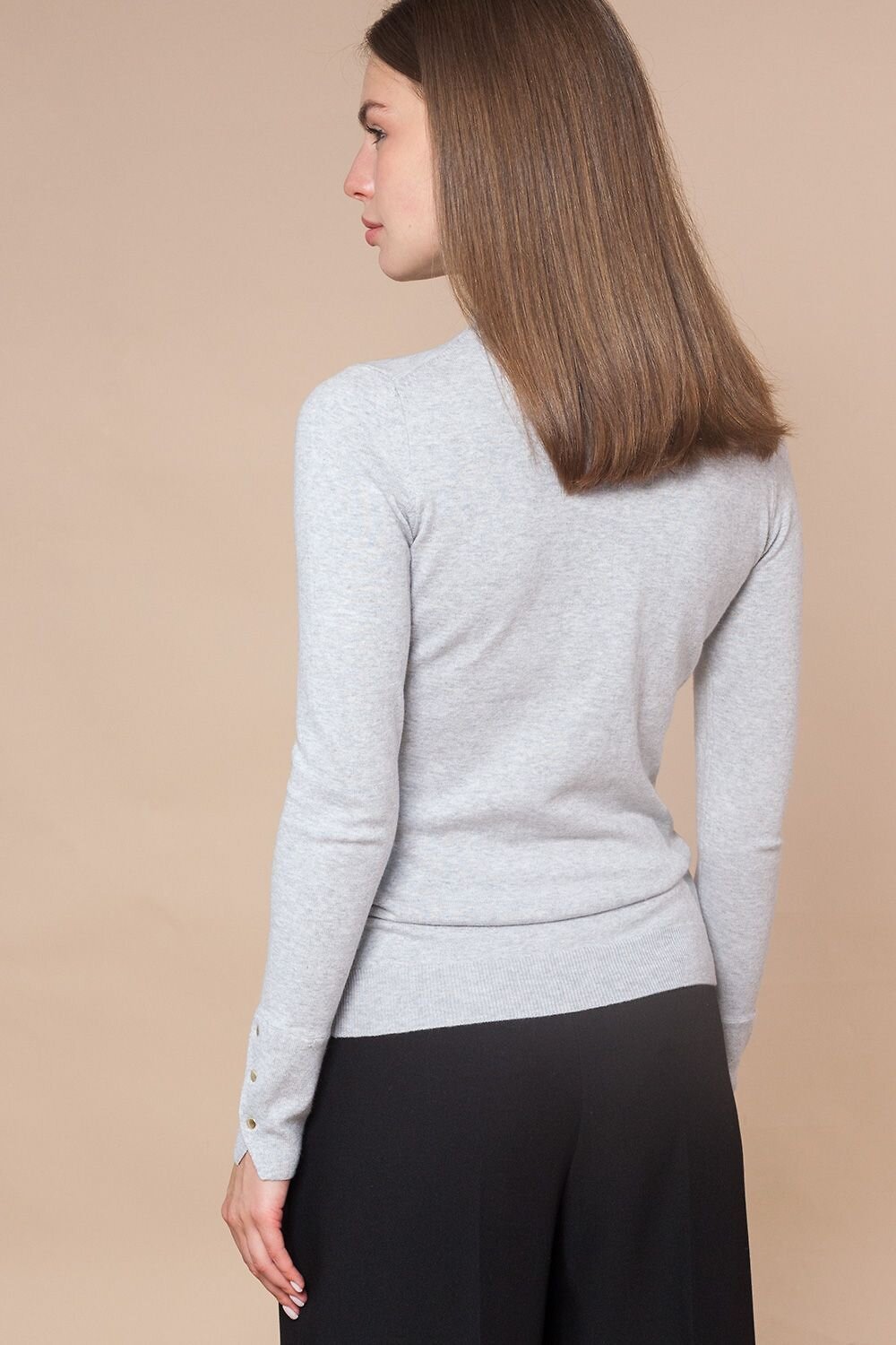 VILATTE Свитер 568128 D34.140 светло-серый