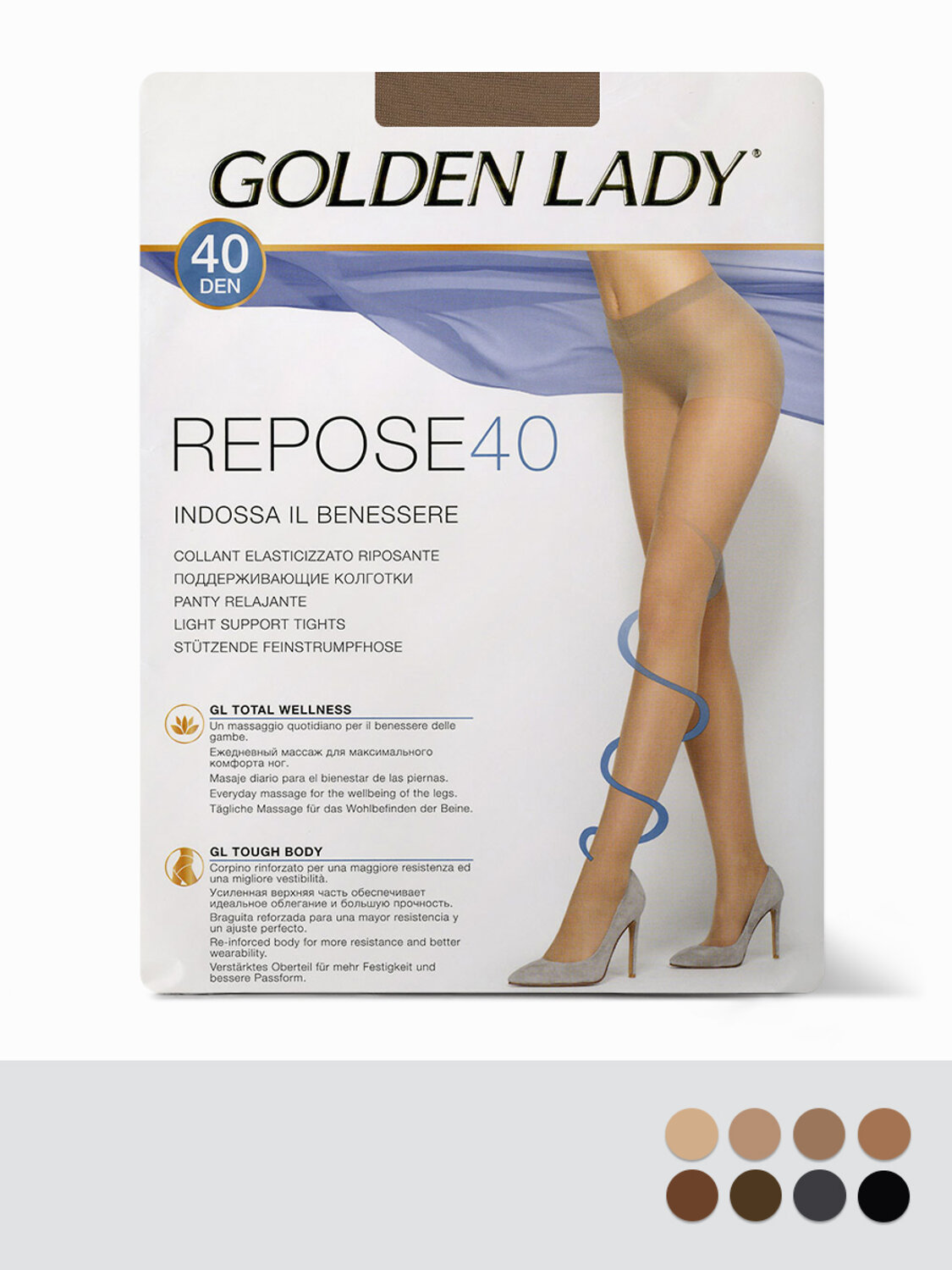 Golden Lady Колготки 568133 REPOSE 40 Naturale (Бежевый)