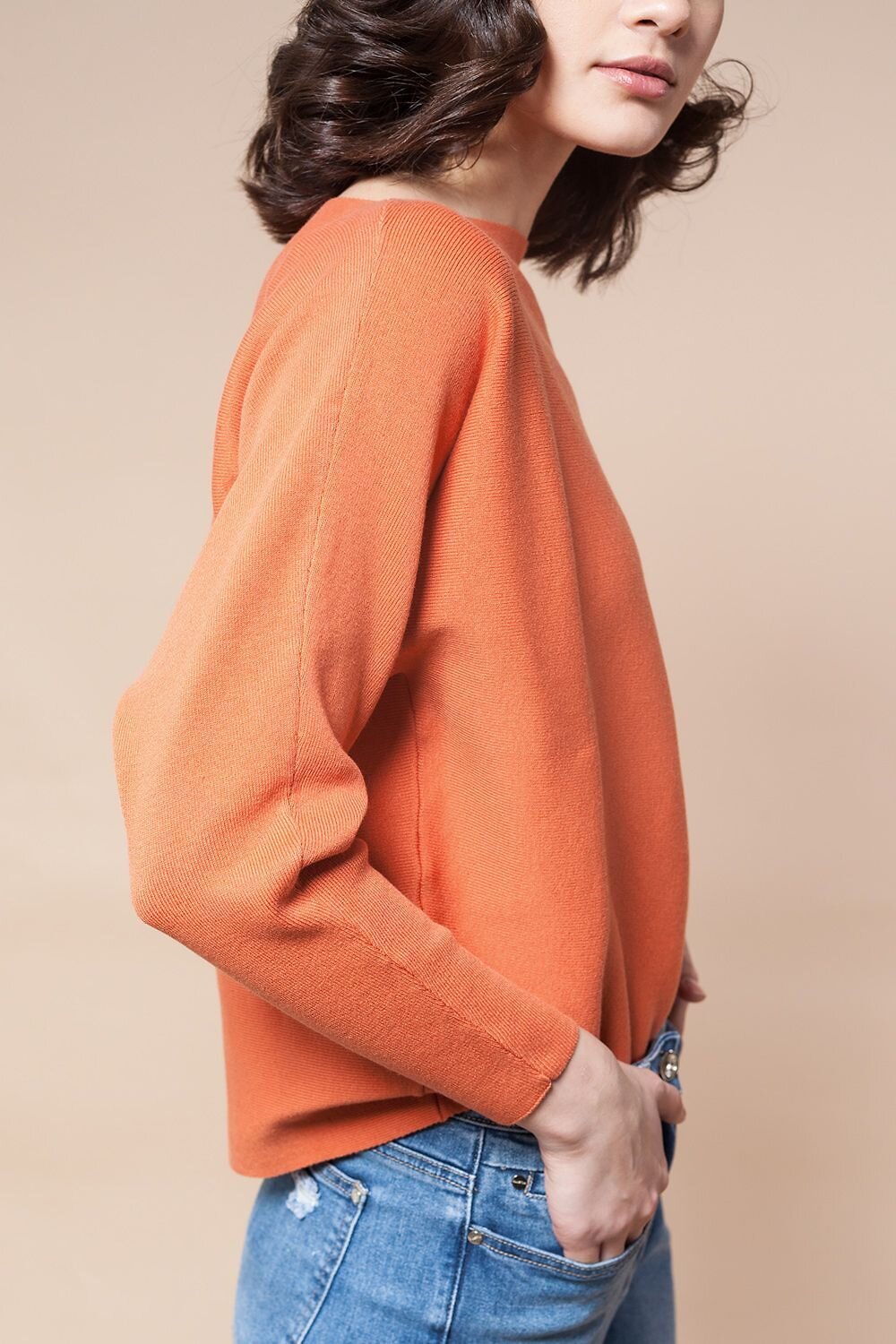 VILATTE Джемпер 568137 D39.461 терракотовый