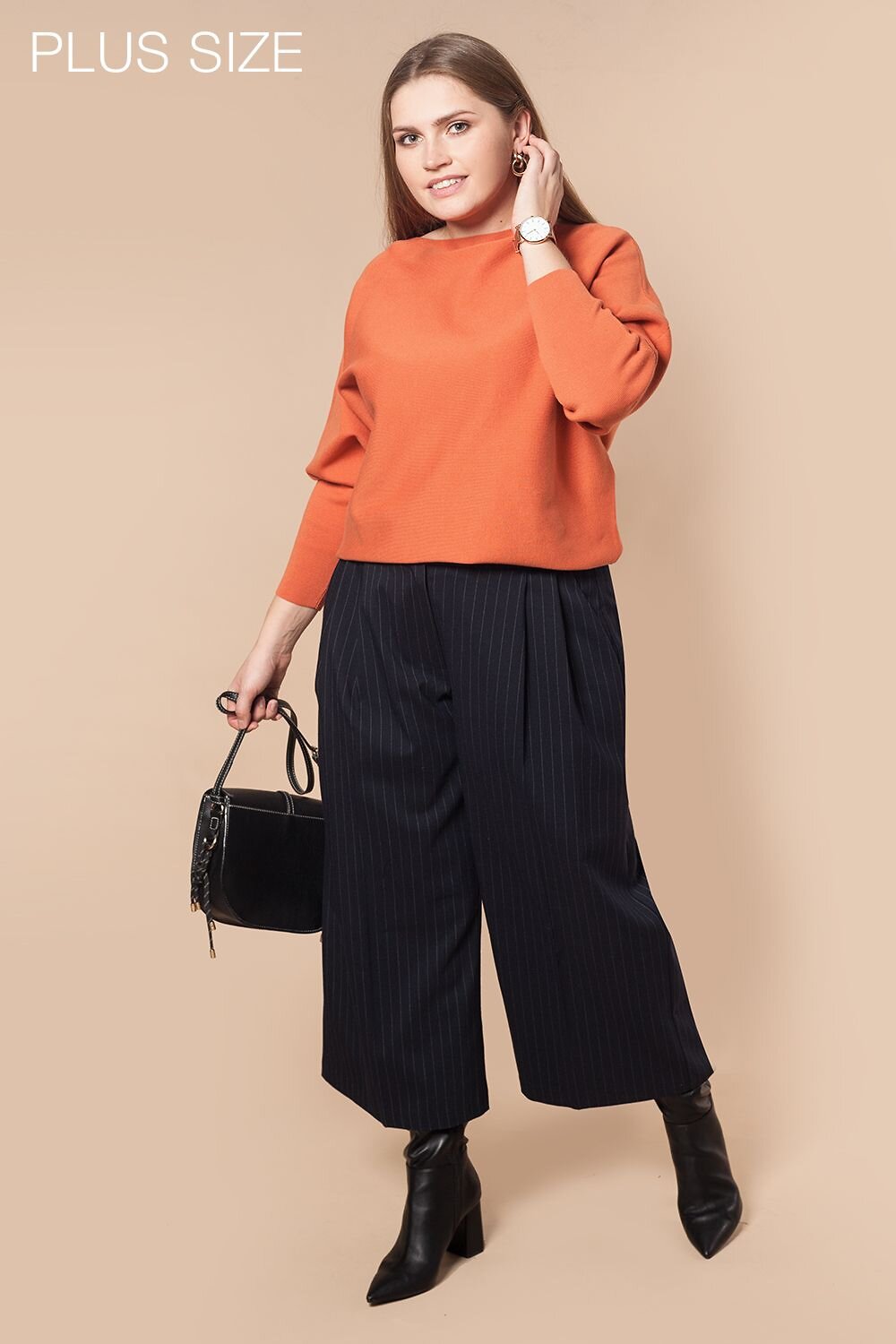 VILATTE Джемпер 568137 D39.461 терракотовый