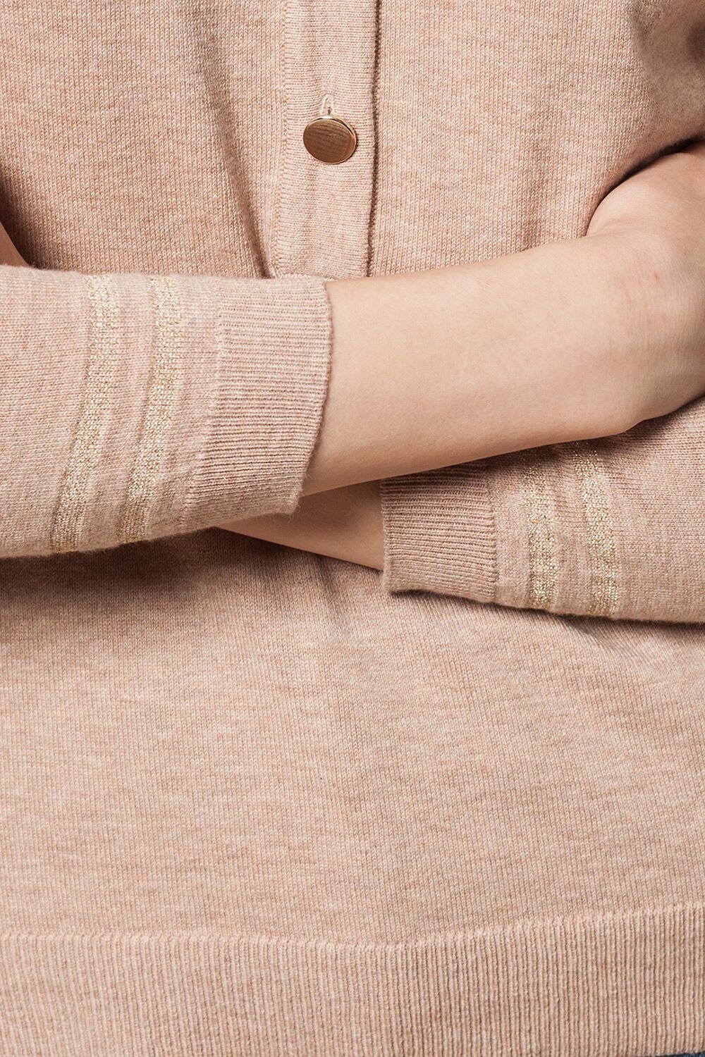 VILATTE Джемпер 568144 D39.463 светло-бежевый