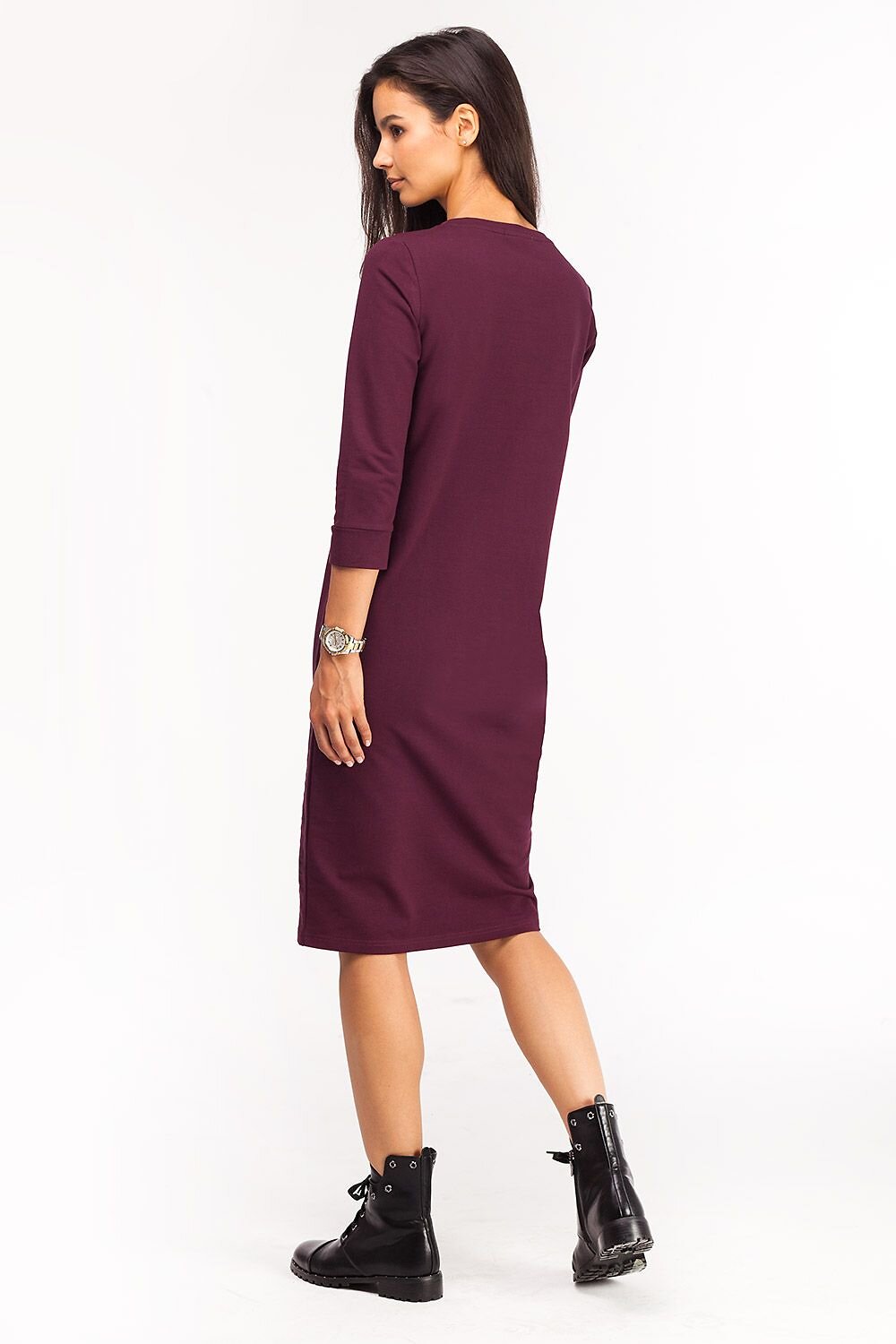 VILATTE Платье 568150 D42.178 бордовый