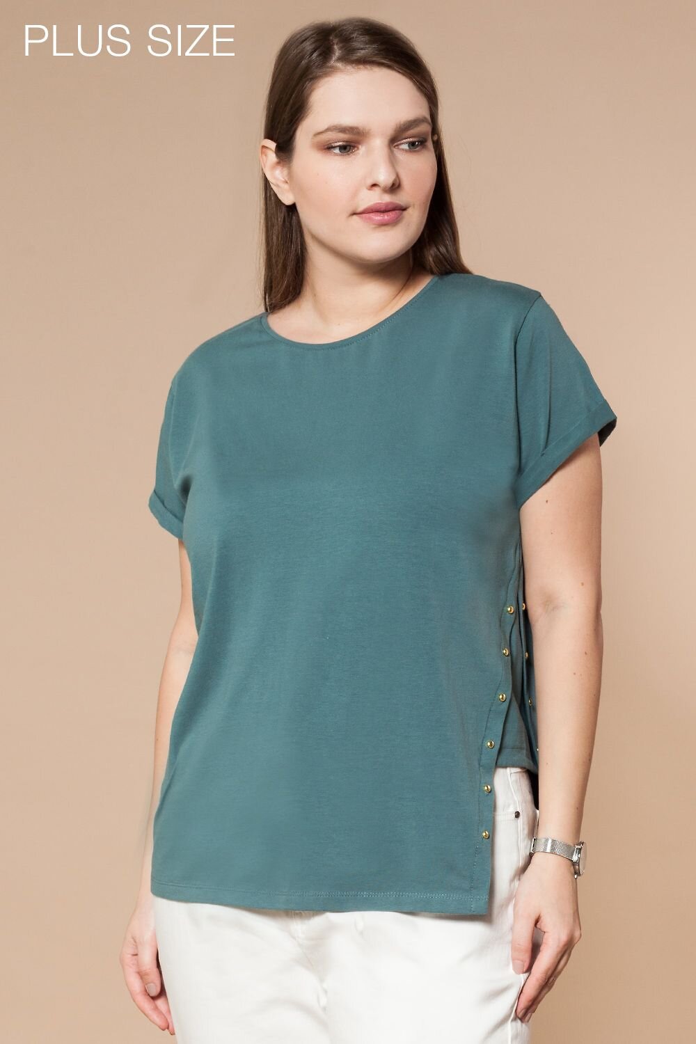 VILATTE Футболка 568153 D49.583 зеленый