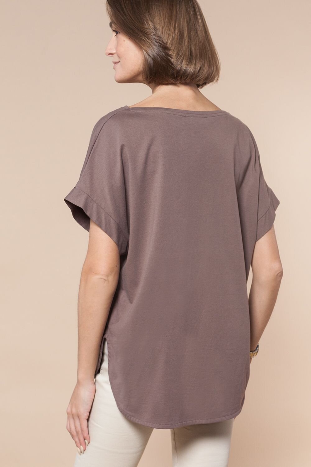 VILATTE Футболка 568158 D49.650 кофейный