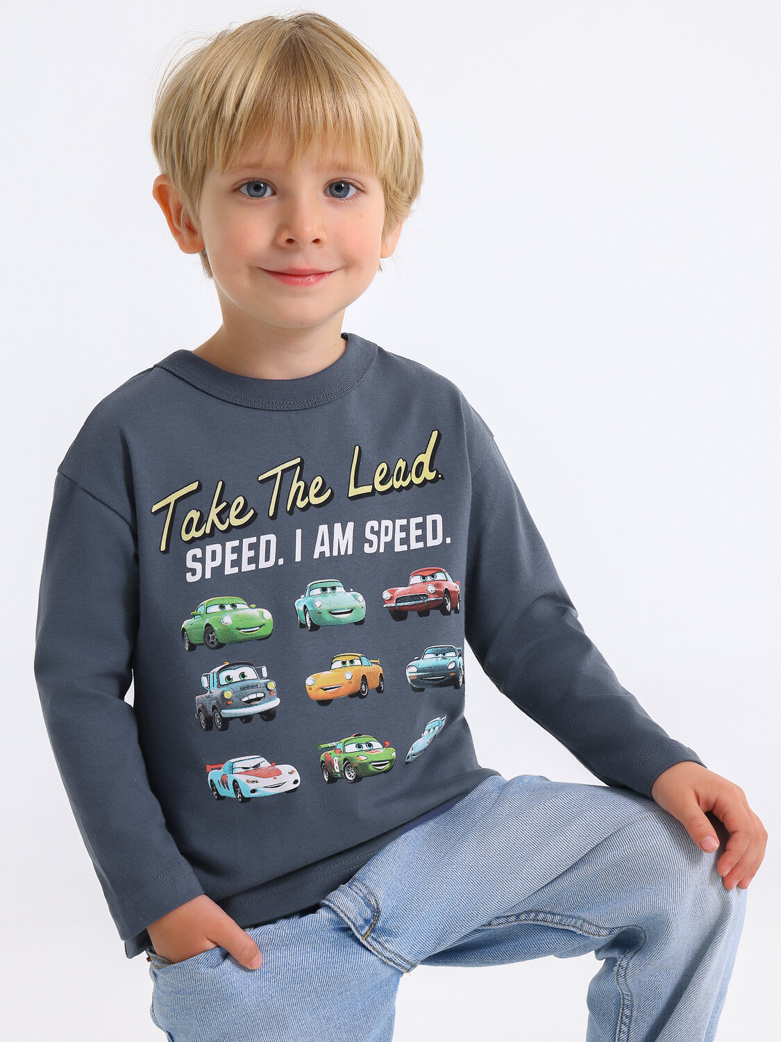 Апрель Лонгслив 568183 1ПДЛД4981001 темно-серый