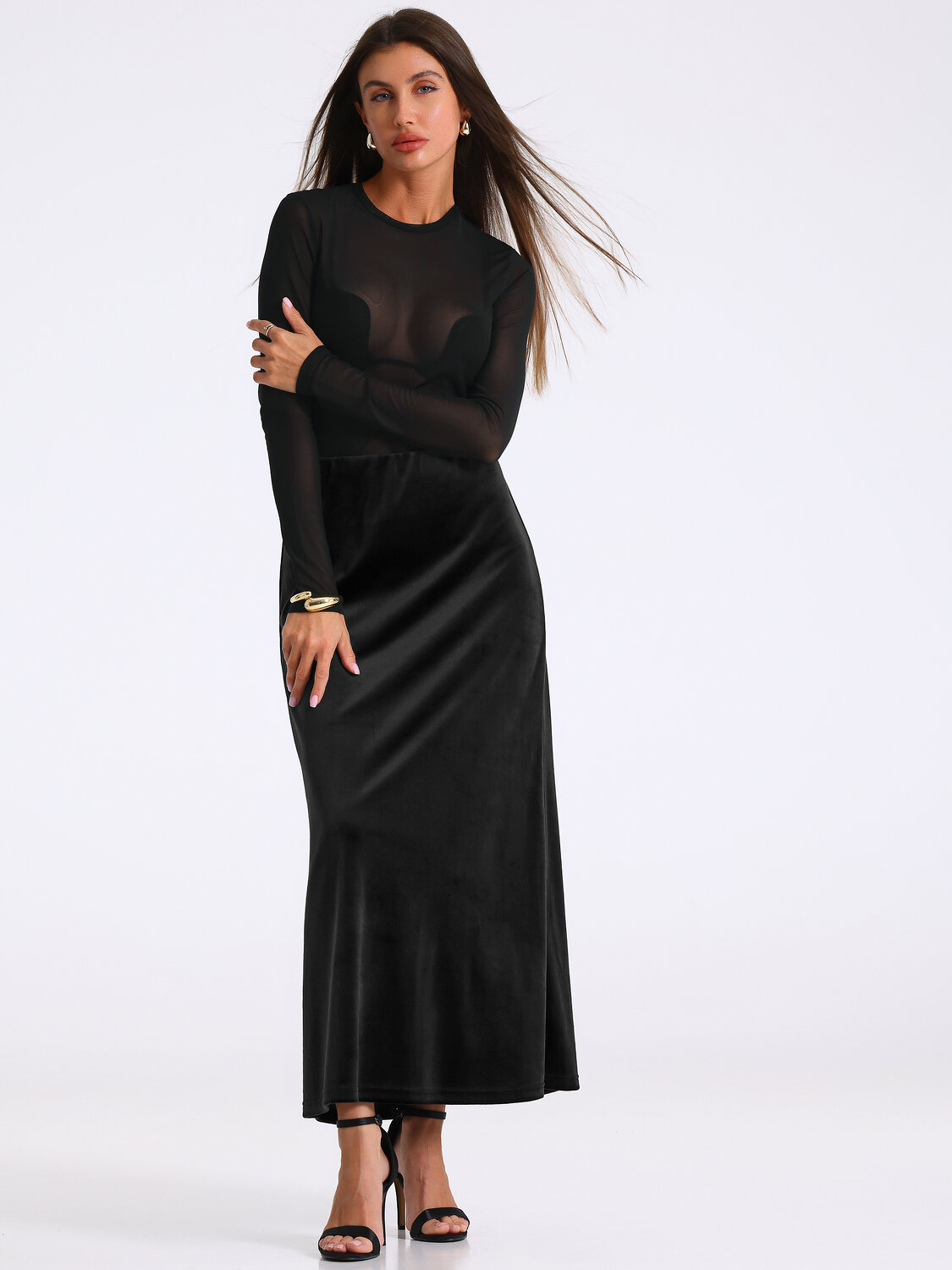 Апрель Юбка 568193 1ЖЮД4892636 черный