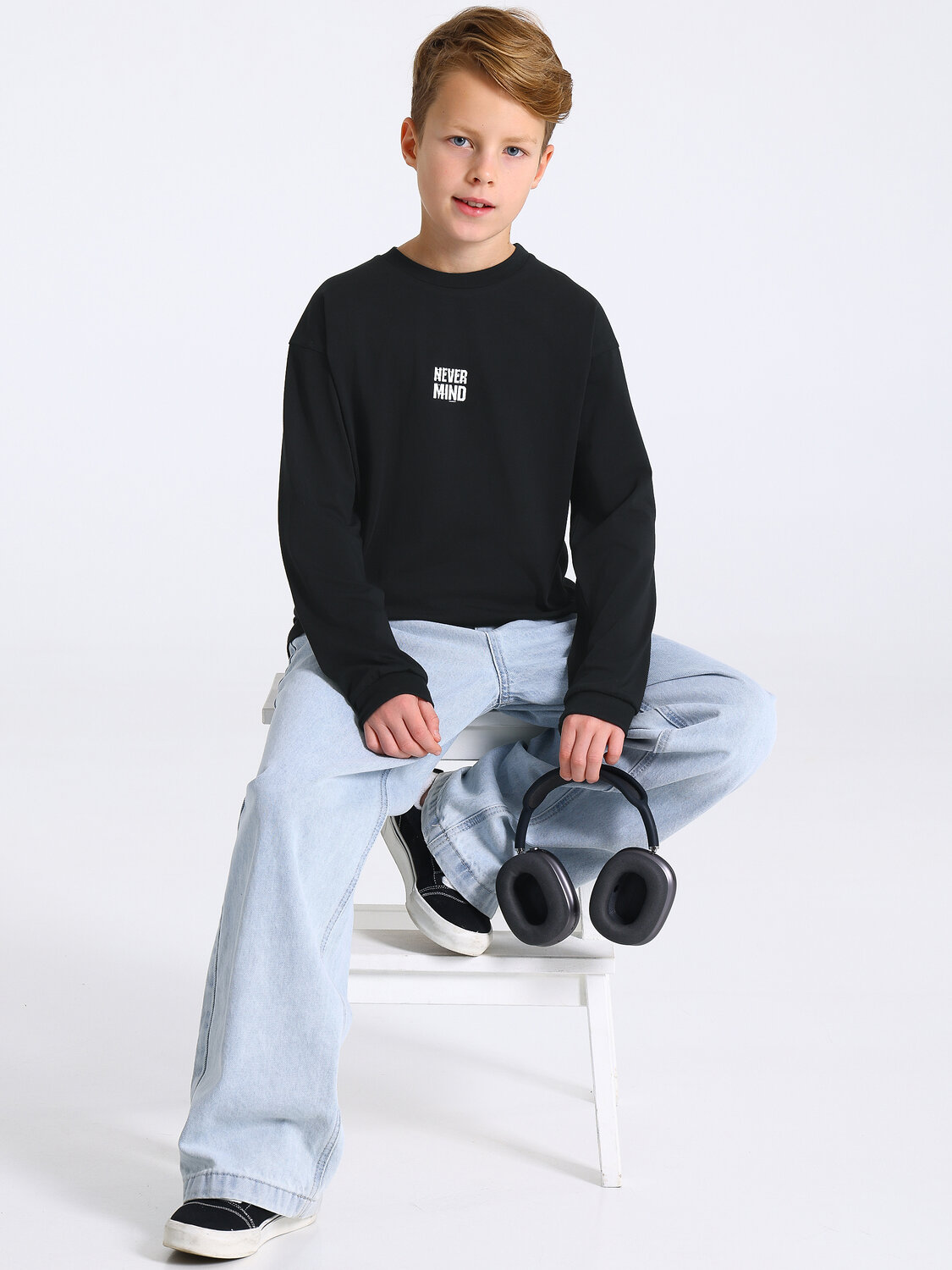 Апрель Лонгслив 568198 1ПДЛД4962804 черный