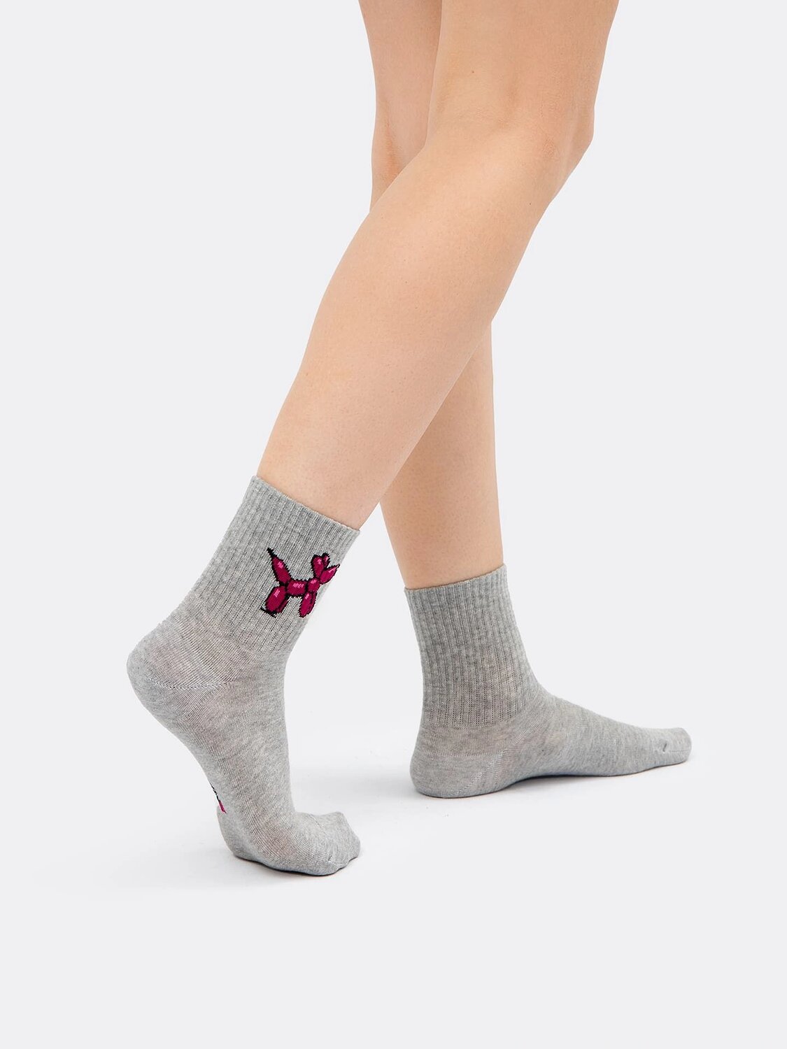 MARK FORMELLE Женские носки 568232 279K-2349 серый меланж