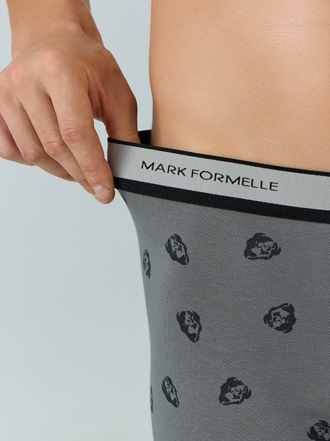 MARK FORMELLE Трусы 568234 411228 зубры на т.сером